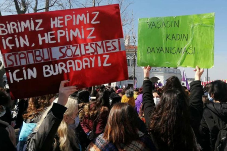 Kadınlar 'biz bitti demeden bitmez' diyor,  İstanbul Sözleşmesi için sokağa çıkıyor!