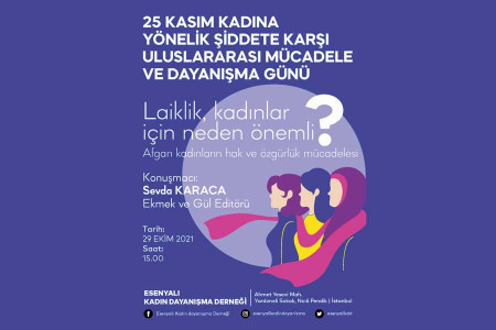 Esenyalı Kadın Dayanışma Derneğinden 25 Kasım etkinliği: Laiklik kadınlar için neden önemli?