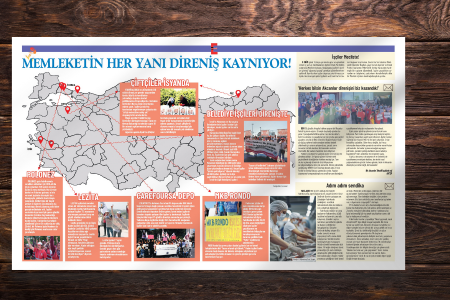 Memleketin her yanı direniş kaynıyor
