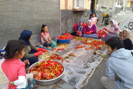 Antep’te kara kış hazırlığı