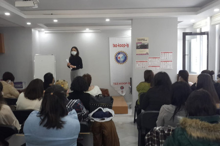 Samsun’da Tez-Koop-İş üyesi kadın işçiler 8 Mart etkinliğinde buluştu