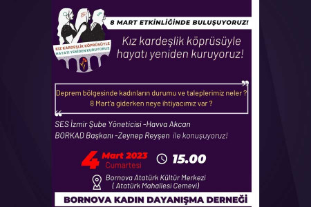 BORKAD’dan 8 Mart etkinliği