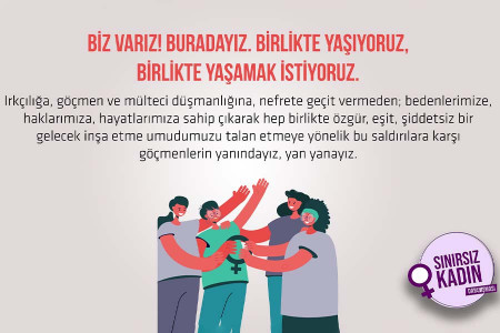 ‘Kadın dayanışması sınır tanımaz!’ demek için hashtag kampanyası