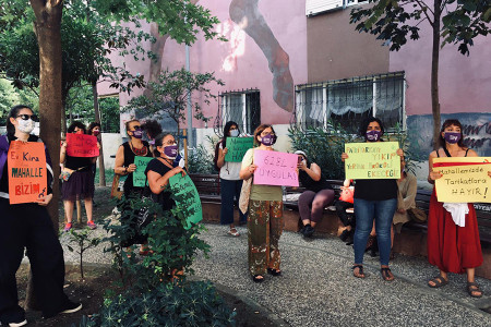 Yeldeğirmeni’nden kadınlar: ‘Mahallemizde şiddete tahammülümüz yok!’