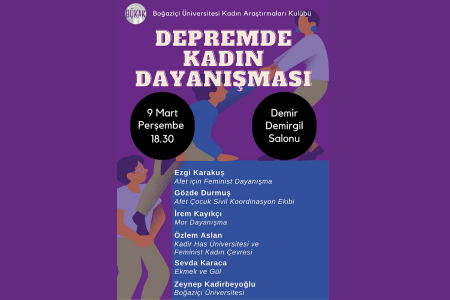 Boğaziçili kadınlar ‘Depremde Kadın Dayanışması’ etkinliğinde buluşuyor