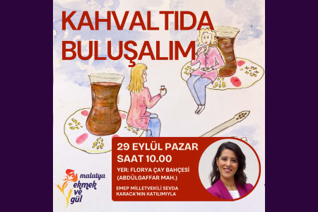 Malatya'da kahvaltıda buluşuyoruz