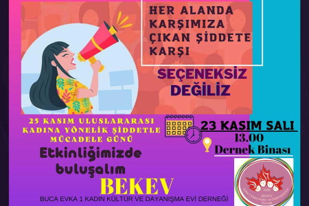 BEKEV 25 Kasım etkinliği