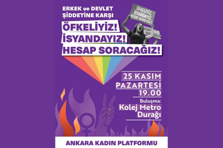 Ankaralı kadınlar 25 Kasım'da meydanlarda!