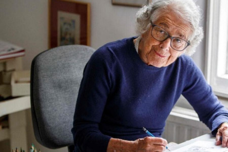 Hitler faşizmine maruz kalmış bir yazar ve çizer, Judith Kerr