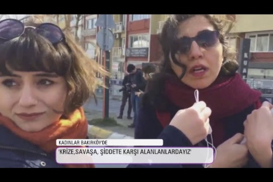 Krize, şiddete, savaşa karşı kadınlar Bakırköy’de