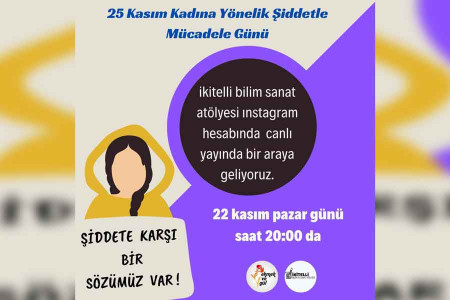 İkitelli’de kadınlardan 25 Kasım yayını