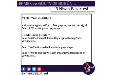 Bugünün canlı yayın noktaları