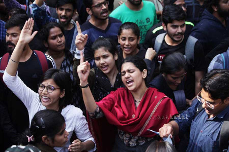 Higher Education under Attack in India : Women Lead the Struggle