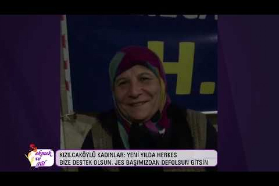 Kızılcaköylü kadınlar yeni yılda JES istemiyor