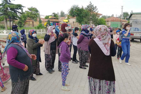 Çavuşçugöl köyünde kömür ocağı yapımına kadınlar tepkili!