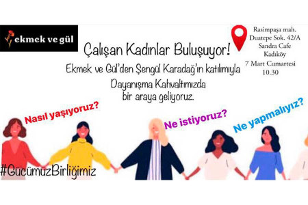 Kadıköy’de ‘çalışan kadınlar’ buluşuyor