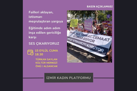 İzmir Kadın Platformu: Ses çıkartıyoruz!