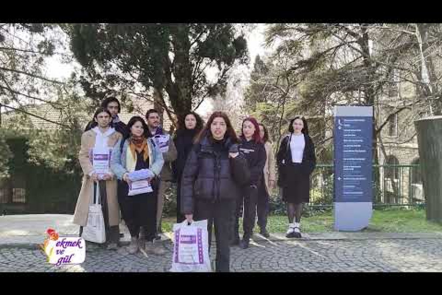 Boğaziçi'de kadınlar güvenli kampüs için 2 bin dilekçe topladı