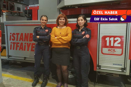İstanbul’un kadın itfaiyecileri çalıyor sirenleri: En büyük destek kadınlardan…