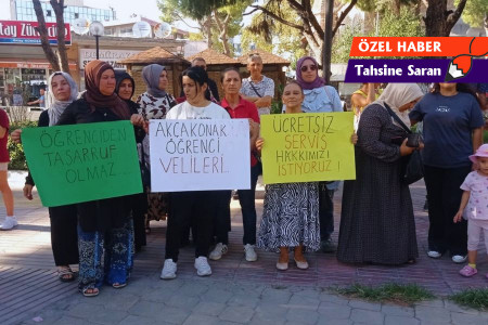 Söke’de okul servisinin iptaline ilişkin tepki sürüyor