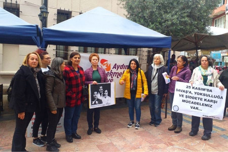 Aydın Ekmek ve Gül: Şiddet gören tüm kadınlar için buradayız
