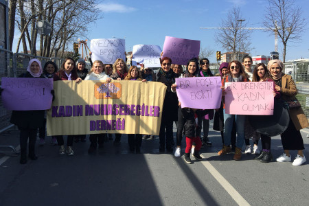 Muhasebeci kadınlar da 8 Mart’ta Bakırköy’deydi!