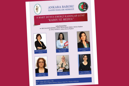 Ankara Barosundan Medya ve Kadın etkinliği