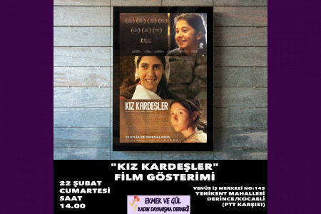 Kocaeli’de Ekmek ve Gül Kadın Dayanışma Derneğinden film gösterimi