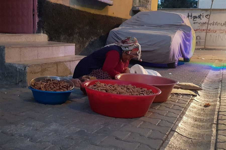 Bir çuval cevizi 10 liraya kıran kadınlar…