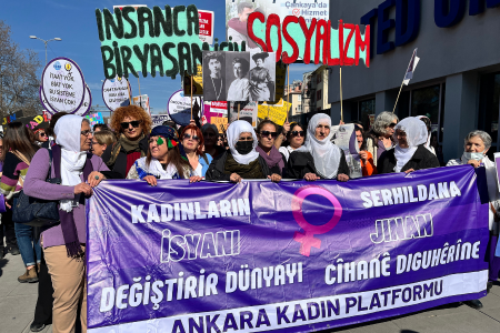 8 Mart 2025 | Ankara'da kadınlar: 'Eşitsizliğe karşı mücadelemizi büyütüyoruz'