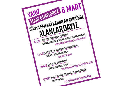 Didimli kadınlar 8 Mart’ta alanlarda