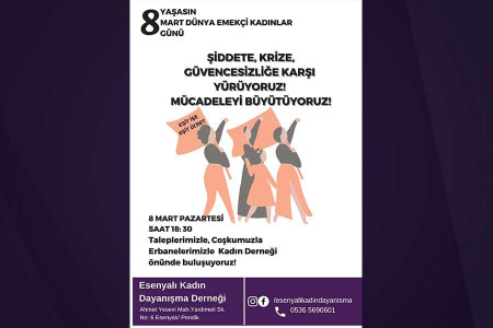 Esenyalı Kadın Dayanışma Derneği 8 Mart etkinliği