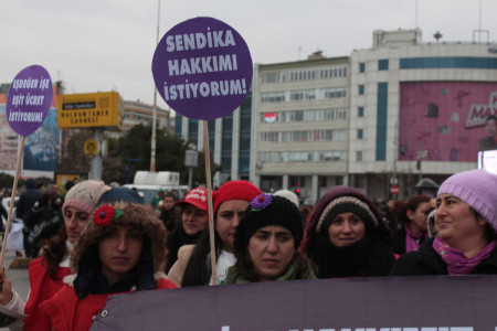 ‘Biz sadece sendika hakkımızı aradık’