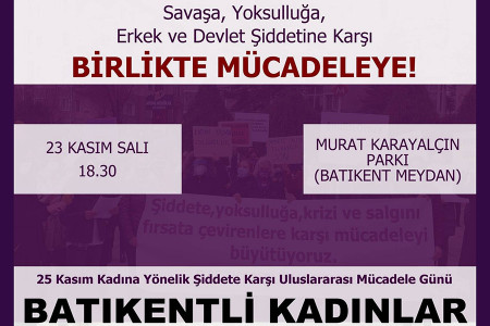 Batıkent'te 25 Kasım buluşması