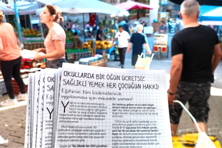 Denizli Ekmek ve Gül: Okullarda ücretsiz yemek için mücadeleye devam