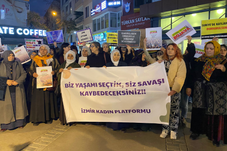 İzmir Kadın Platformu: Halep'teki saldırılar kadınların mücadelesini hedef alıyor