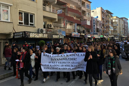 Buket, Zeynep ve öldürülen bütün kadınlar için adalet istiyoruz