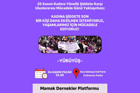Mamak'ta kadınlar 25 Kasım'ı yürüyüşle karşılayacak