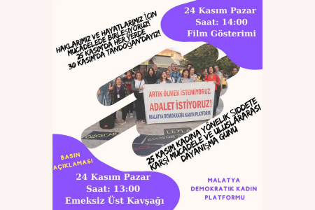Malatyalı kadınlar: 'Mücadelede birleşiyoruz'