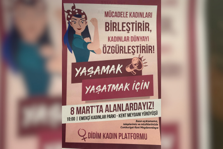 Didimli kadınlara çağrı: 8 Mart'ta alanlardayız!