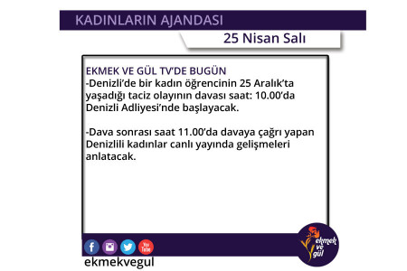 Denizli'de taciz davası