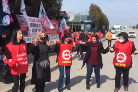 8 Mart Kadın Platformu Farplas direnişini ziyaret etti