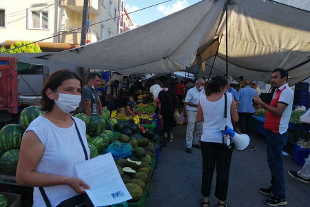 Esenyalı’da kadınlar kıdem tazminatının gasbına karşı halkı mücadeleye çağırdı