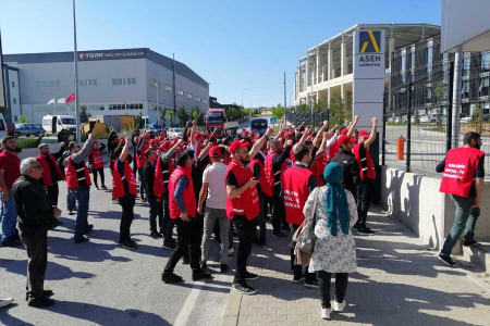 Asen Alüminyum işçisi kadınlar: Haklı bir direnişteyiz, hakkımızı istiyoruz