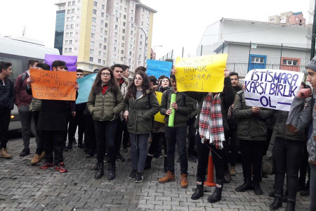 Bahçeşehir Atatürk Anadolu Lisesi tacize karşı ayakta!