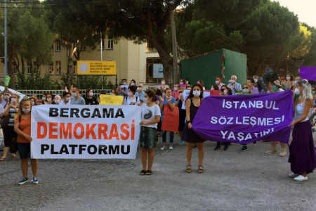 Bergama Demokrasi Platformu: İstanbul Sözleşmesi yaşatır