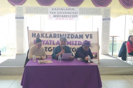 Çiğli'de 8 Mart etkinliği | "Haklarımızı ve taleplerimiz için mücadele edeceğiz"