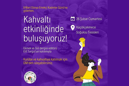 Küçükçekmece'de kadınlar kahvaltıda buluşuyor