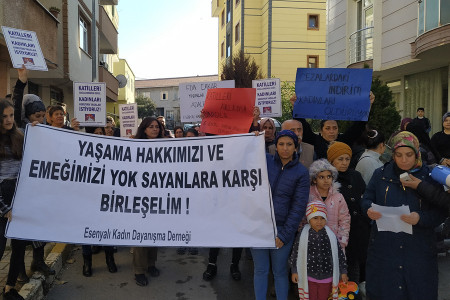 Eda Çakar’ın mahallesinde eylem: Peşini bırakmayacağız