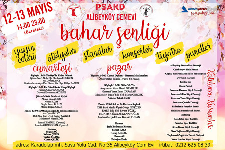 PSAKD Alibeyköy Cemevinde ‘Bahar Şenliği’